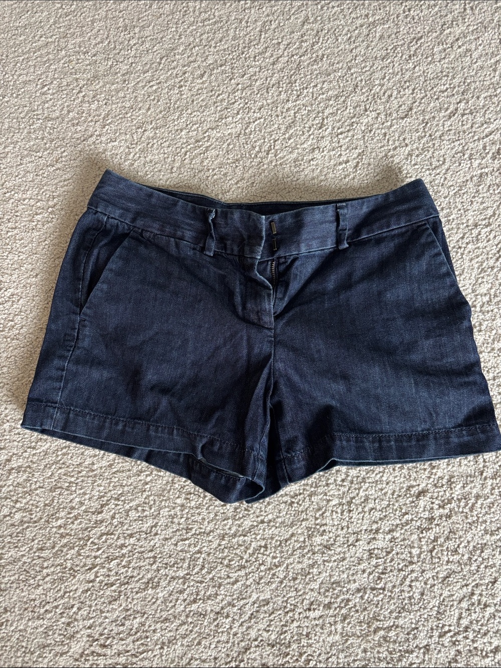 LOFT Dark Blue Denim Shorts